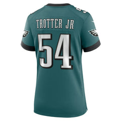 Jeremiah Trotter Jr. Philadelphia Eagles Women's Team Game Jersey Midnight Green - Nike
