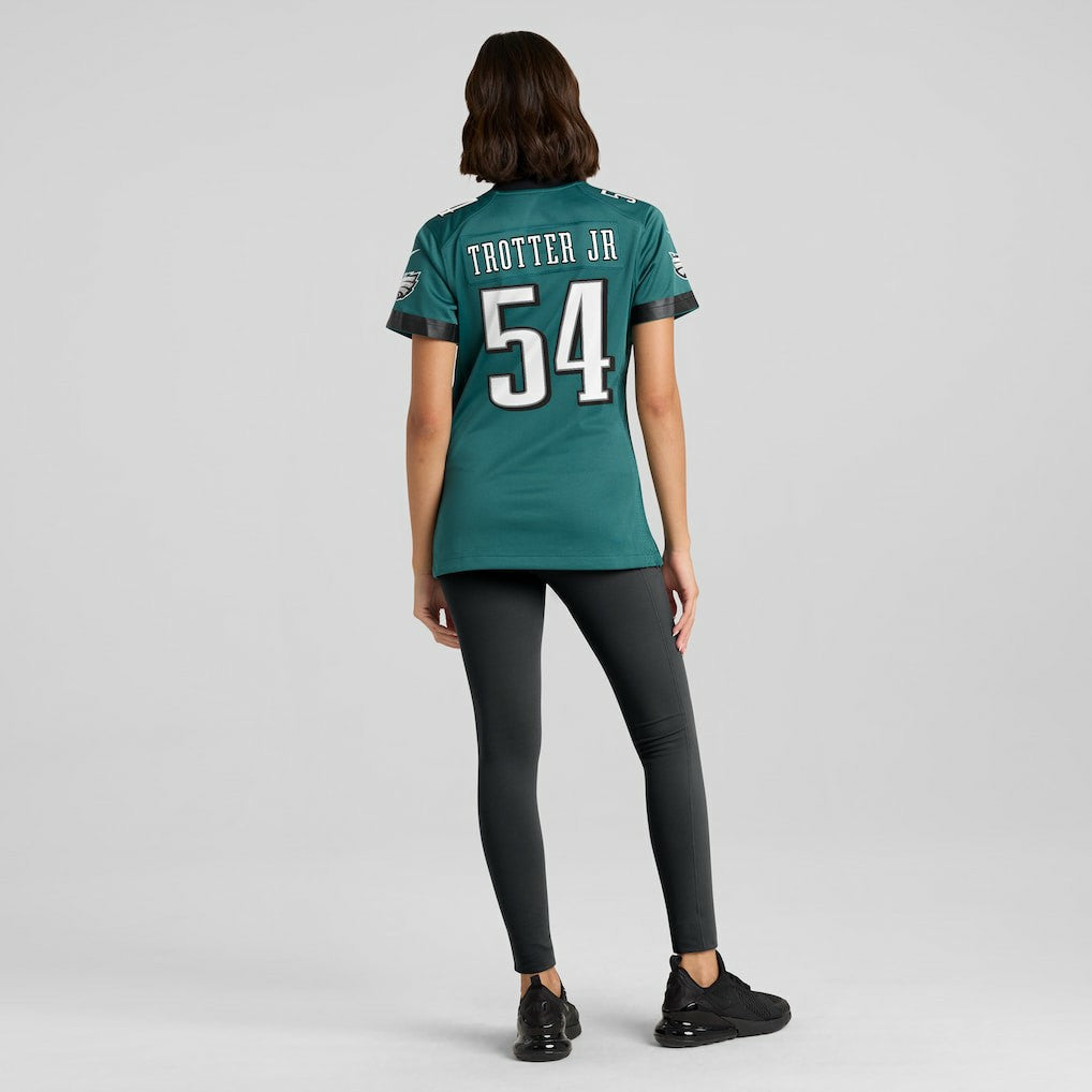 Jeremiah Trotter Jr. Philadelphia Eagles Women's Team Game Jersey Midnight Green - Nike