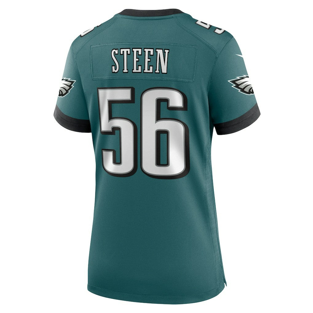 Tyler Steen Philadelphia Eagles Women's Team Game Jersey Midnight Green - Nike