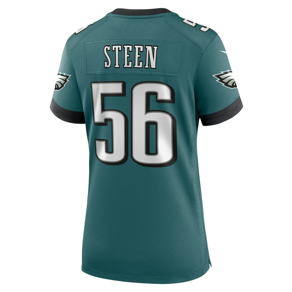 Tyler Steen Philadelphia Eagles Women's Team Game Jersey Midnight Green - Nike