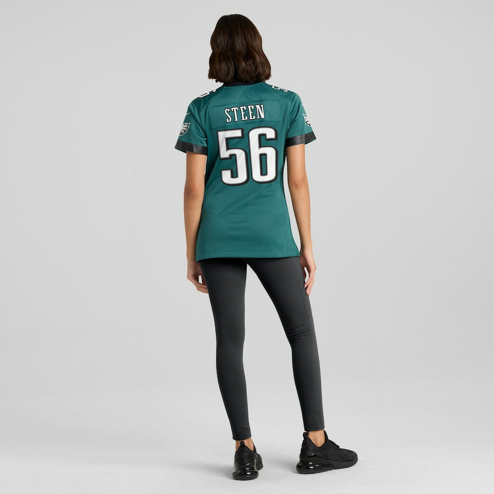Tyler Steen Philadelphia Eagles Women's Team Game Jersey Midnight Green - Nike