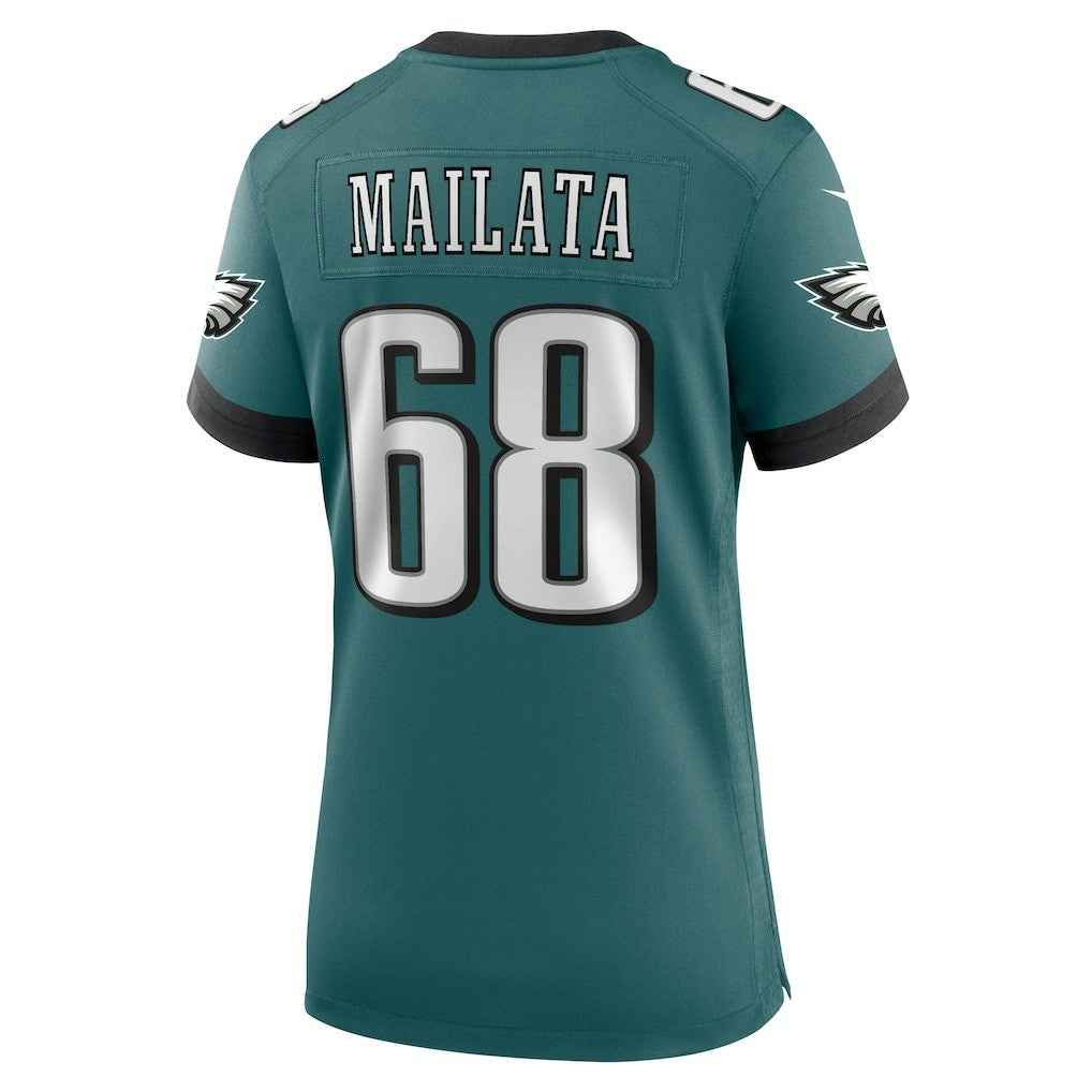 Jordan Mailata Philadelphia Eagles Women's Team Game Jersey Midnight Green - Nike