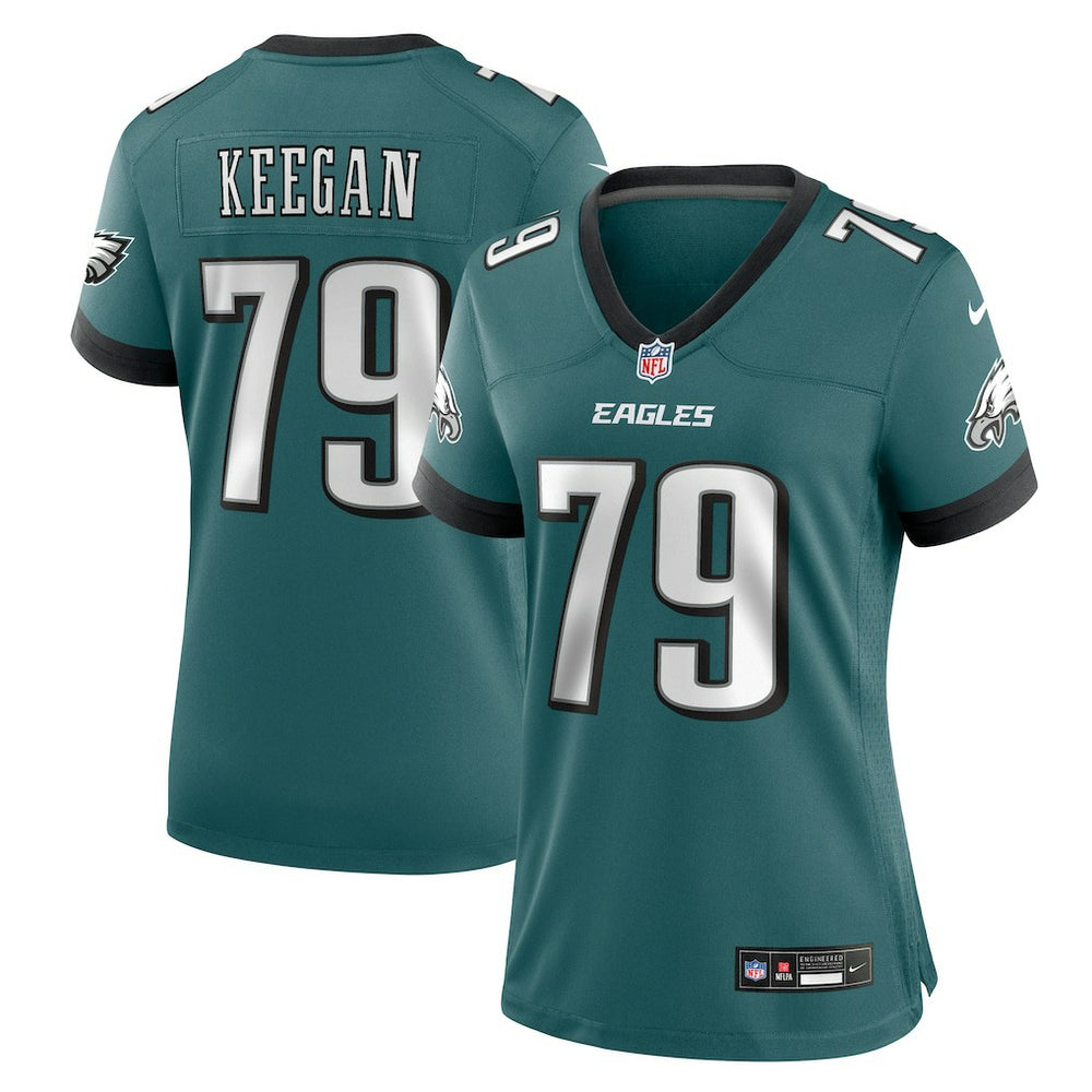 Trevor Keegan Philadelphia Eagles Women's Team Game Jersey Midnight Green - Nike