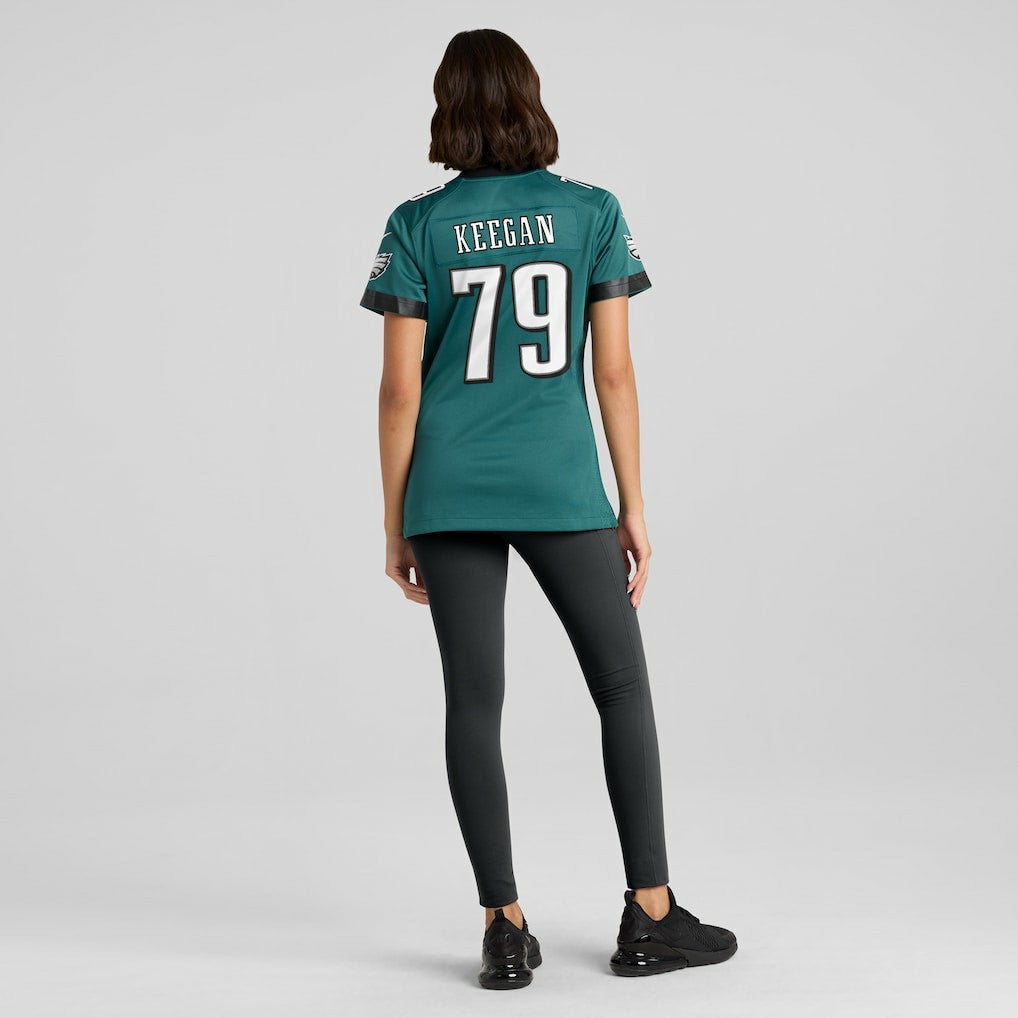 Trevor Keegan Philadelphia Eagles Women's Team Game Jersey Midnight Green - Nike