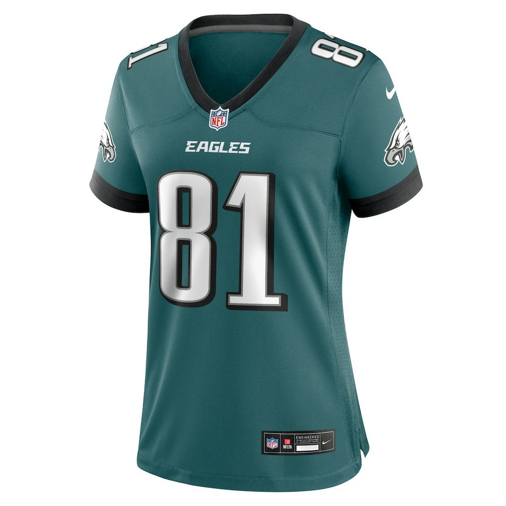 Grant Calcaterra Philadelphia Eagles Women's Team Game Jersey Midnight Green - Nike