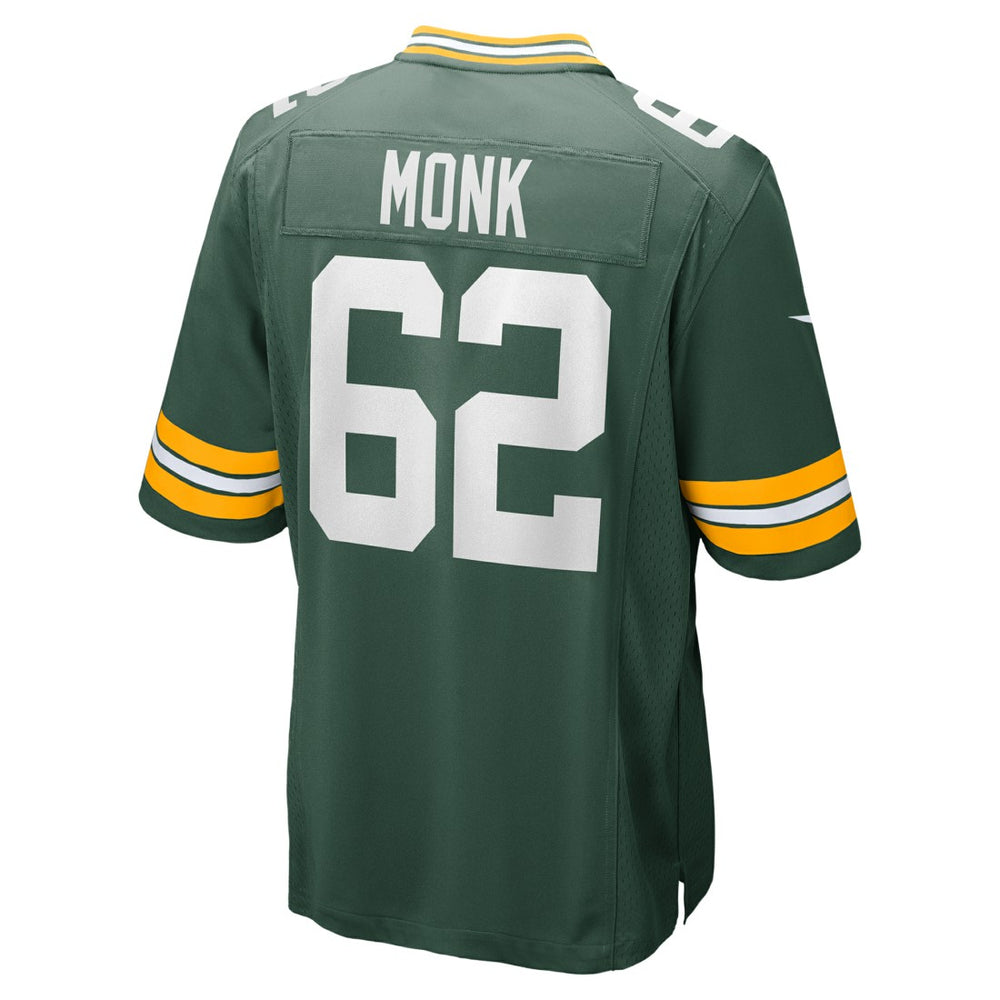 Jacob Monk Green Bay Packers Game Jersey Green - Nike