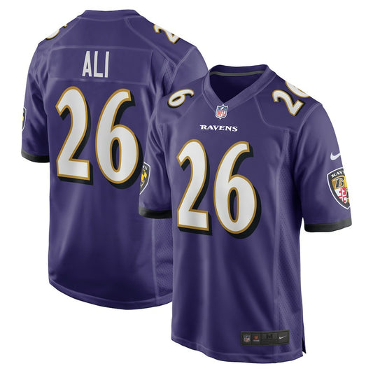 Rasheen Ali Baltimore Ravens Team Game Jersey - Purple | NFL Jerseys