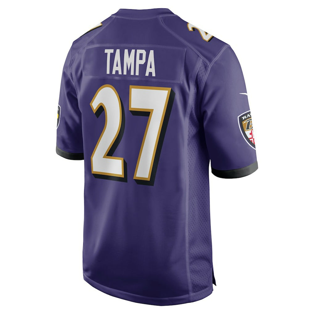 T.J. Tampa Baltimore Ravens Team Game Jersey Purple - Nike