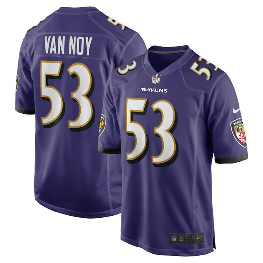 Kyle Van Noy Baltimore Ravens Team Game Jersey - Purple | NFL Jerseys
