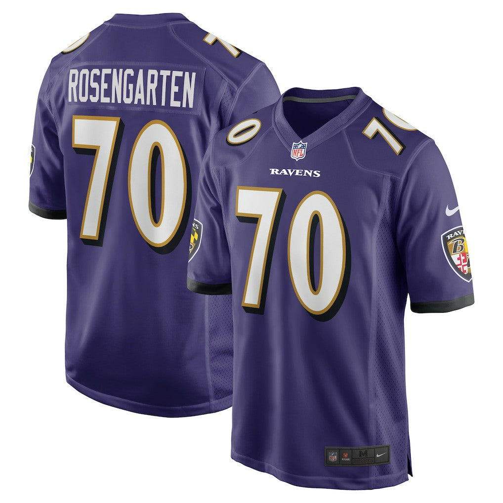 Roger Rosengarten Baltimore Ravens Team Game Jersey Purple - Nike