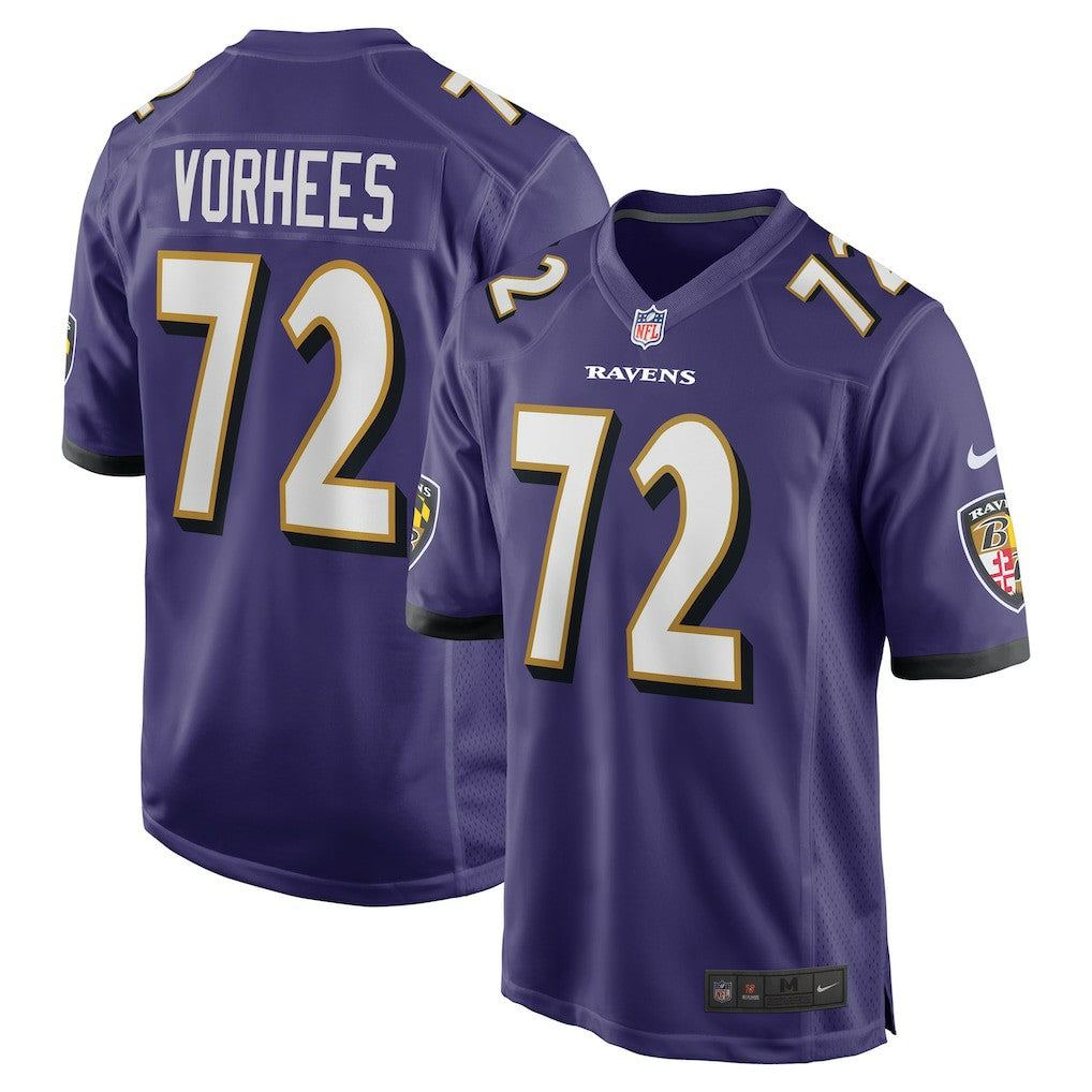 Andrew Vorhees Baltimore Ravens Team Game Jersey Purple - Nike