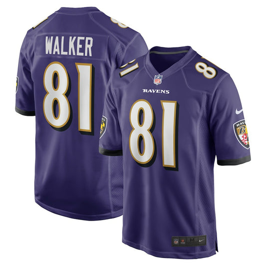 Devontez Walker Baltimore Ravens Team Game Jersey - Purple | NFL Jerseys