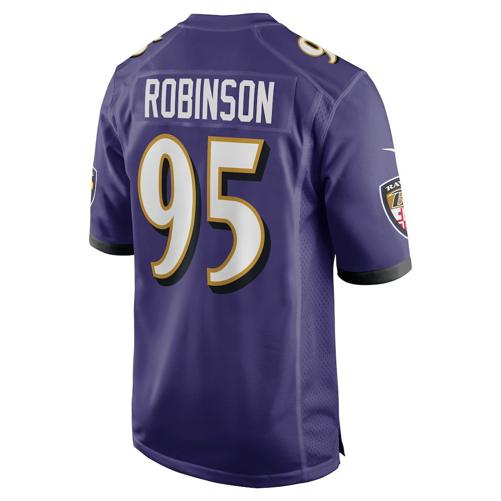 Tavius Robinson Baltimore Ravens Team Game Jersey Purple - Nike