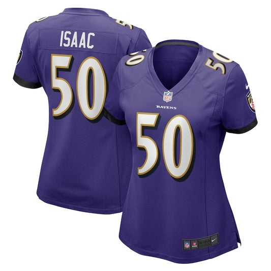 Adisa Isaac Baltimore Ravens Women's Game Jersey - Purple | NFL Jerseys