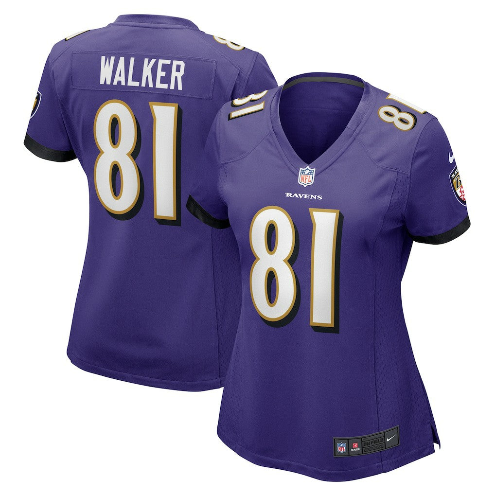 Devontez Walker Baltimore Ravens Women's Game Jersey Purple - Nike