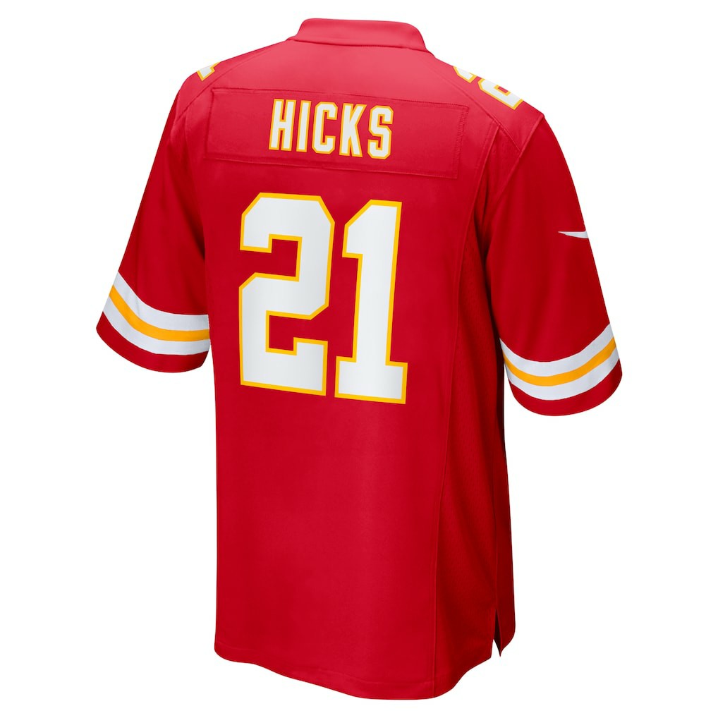 Jaden Hicks Kansas City Chiefs Game Jersey Red - Nike