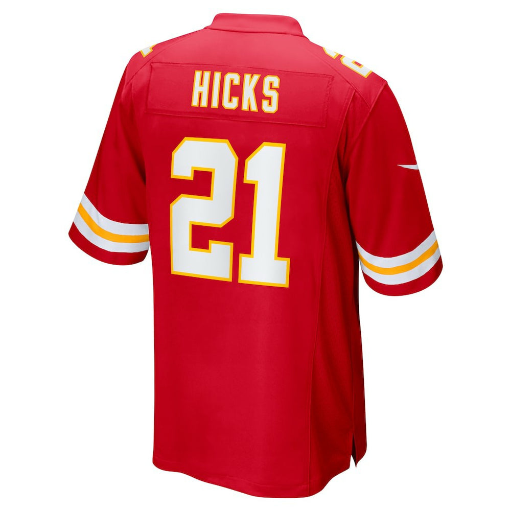 Jaden Hicks Kansas City Chiefs Game Jersey Red - Nike