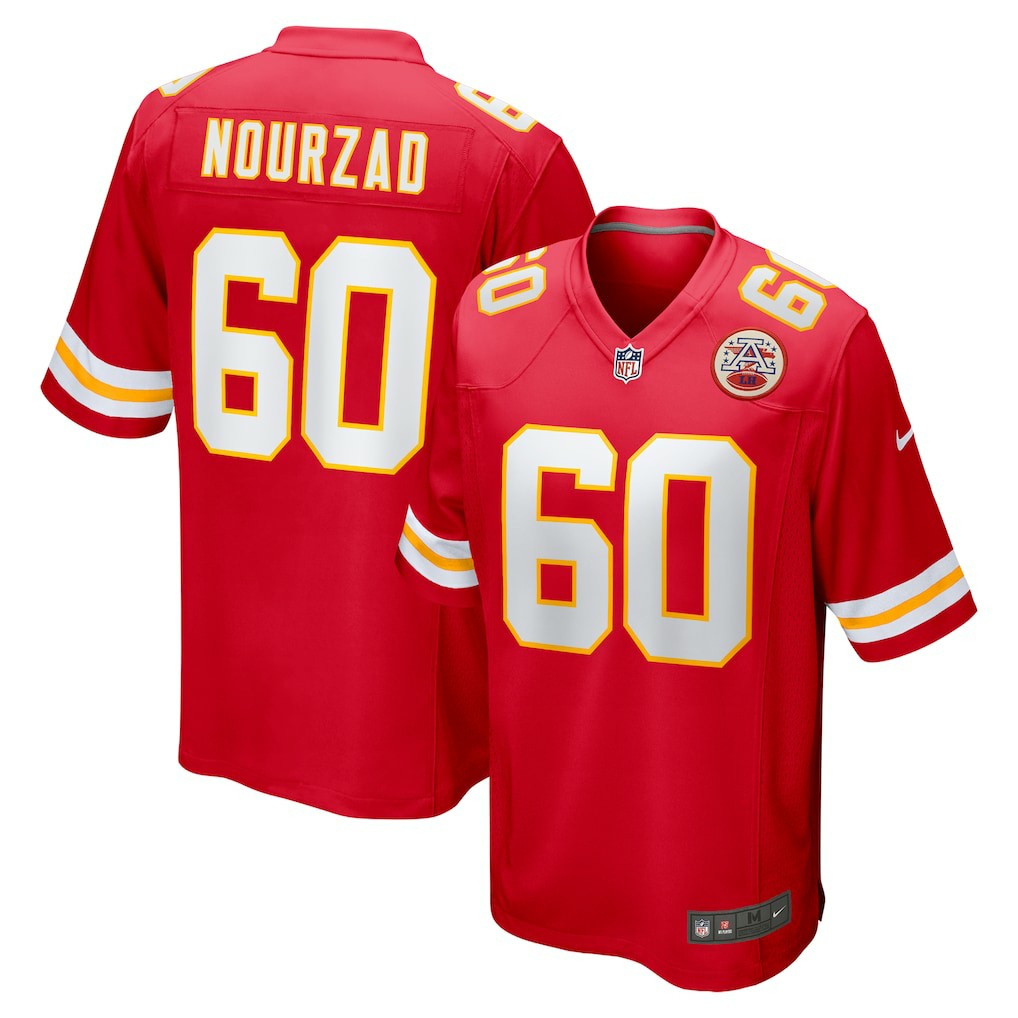 Hunter Nourzad Kansas City Chiefs Game Jersey Red - Nike