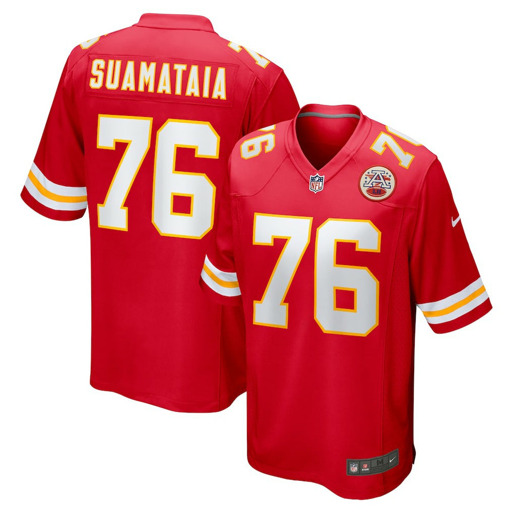 Kingsley Suamataia Kansas City Chiefs Game Jersey Red - Nike