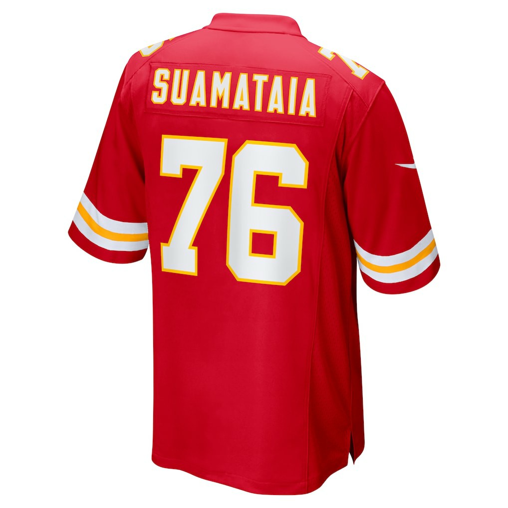 Kingsley Suamataia Kansas City Chiefs Game Jersey - Red | NFL Jerseys