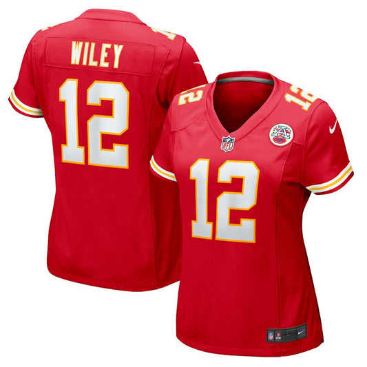 Jared Wiley Kansas City Chiefs Women's Game Jersey - Red | NFL Jerseys