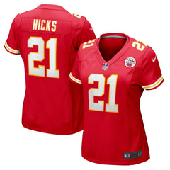 Jaden Hicks Kansas City Chiefs Women's Game Jersey Red - Nike