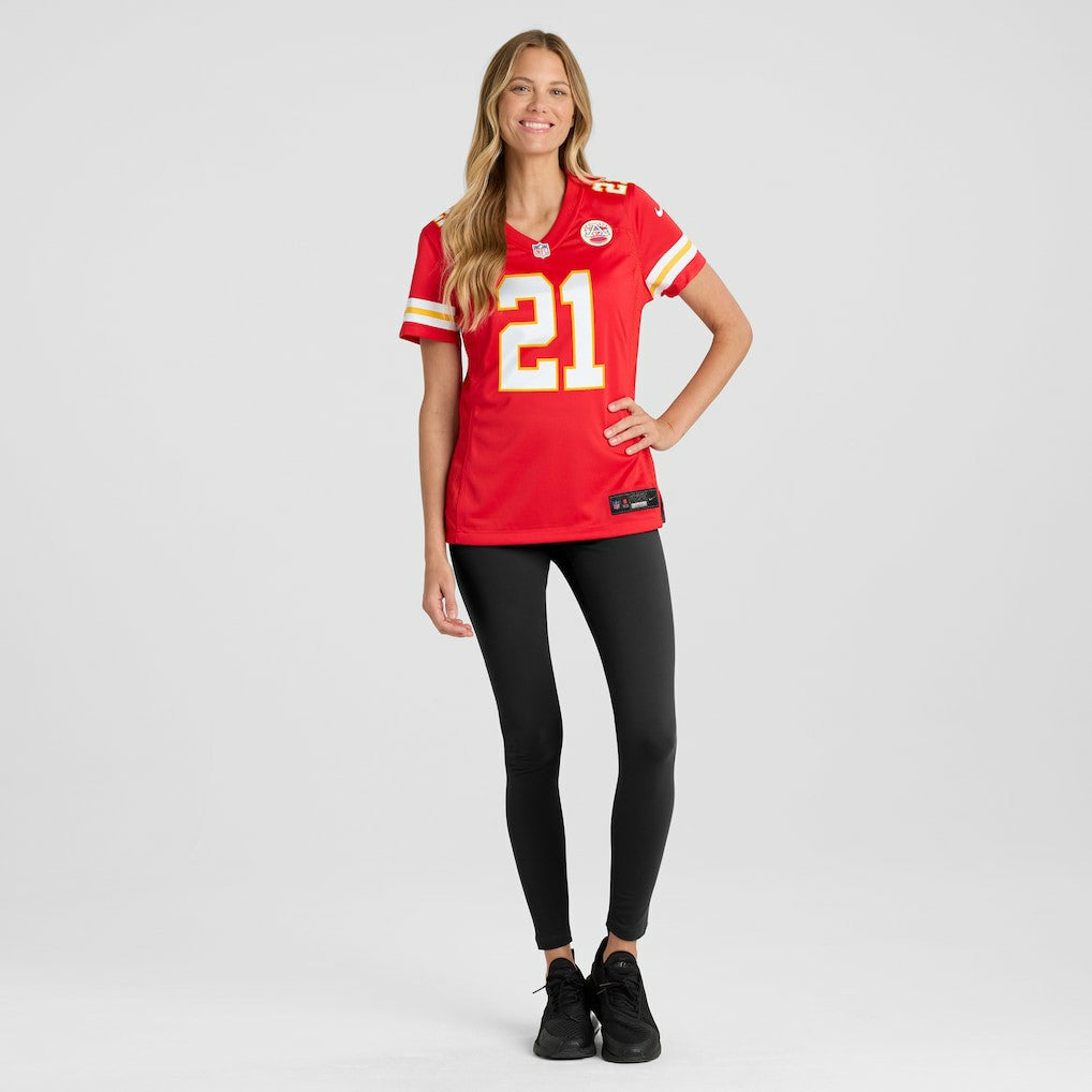 Jaden Hicks Kansas City Chiefs Women's Game Jersey - Red | NFL Jerseys