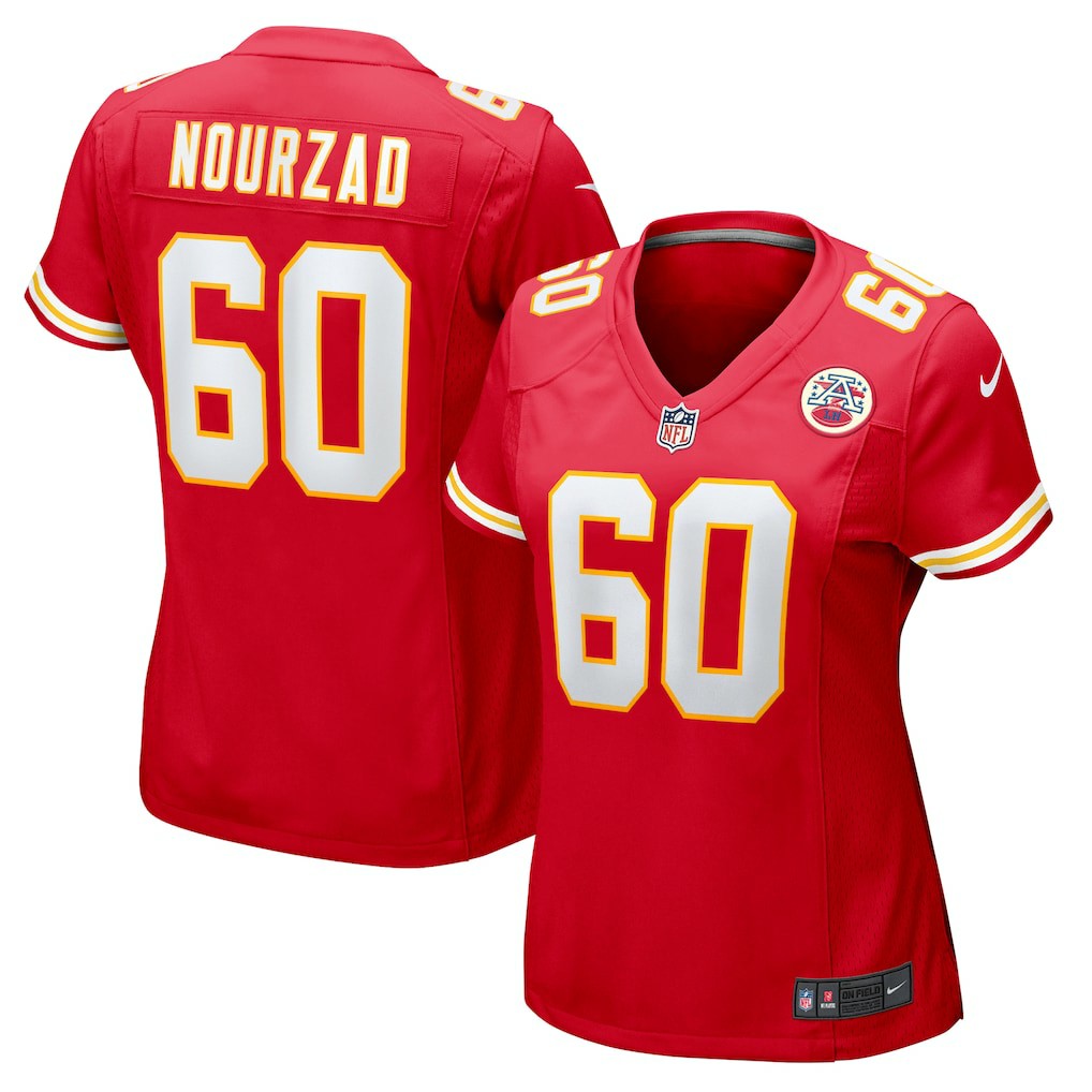 Hunter Nourzad Kansas City Chiefs Women's Game Jersey Red - Nike