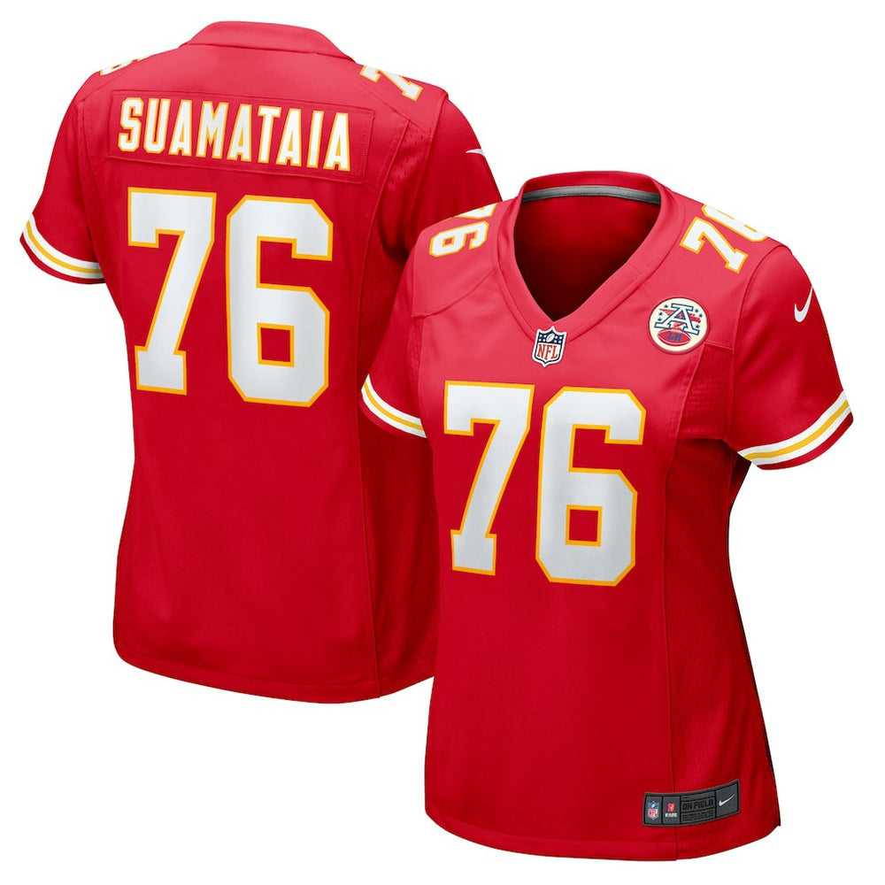 Kingsley Suamataia Kansas City Chiefs Women's Game Jersey Red - Nike