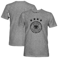 Germany National Team 1863FC Mono Badge Vintage Tri-Blend T-Shirts - Heather Gray