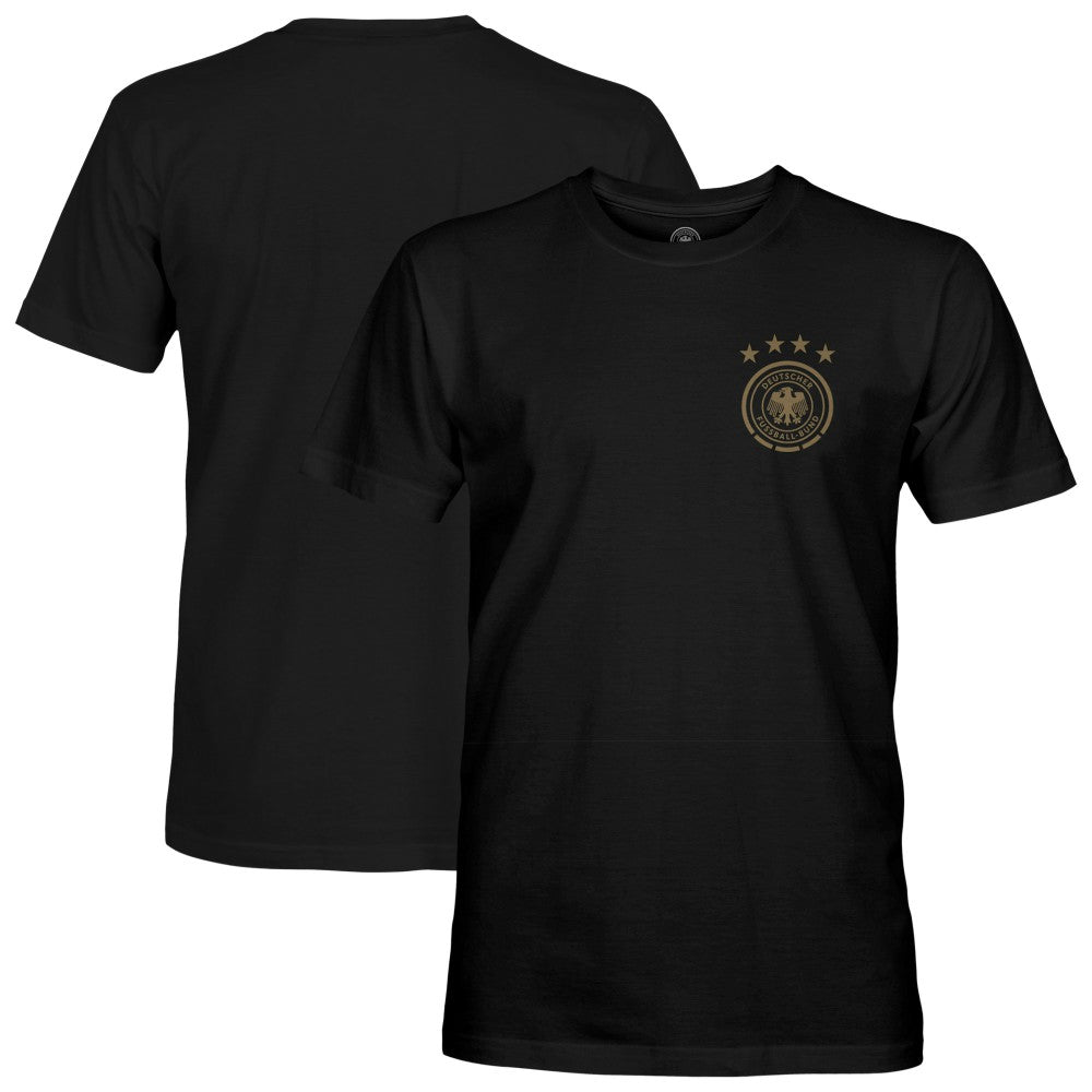 Germany National Team 1863FC Mono Badge T-Shirts - Black