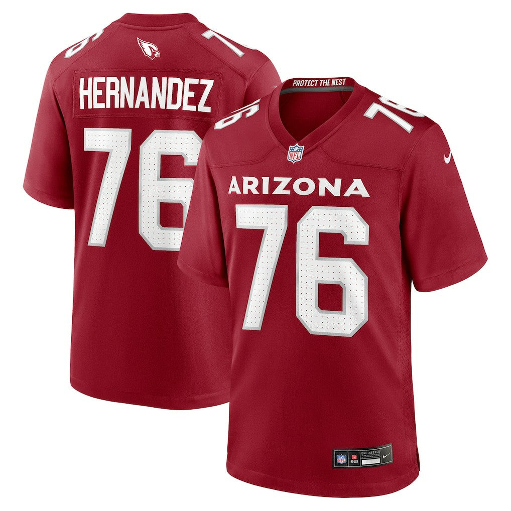 Will Hernandez Arizona Cardinals Team Game Jersey - Cardinal | NFL Jerseys