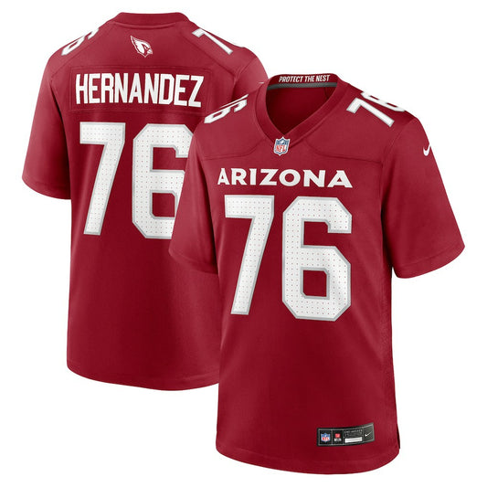 Will Hernandez Arizona Cardinals Team Game Jersey - Cardinal | NFL Jerseys