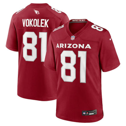 Travis Vokolek Arizona Cardinals Team Game Jersey - Cardinal | NFL Jerseys