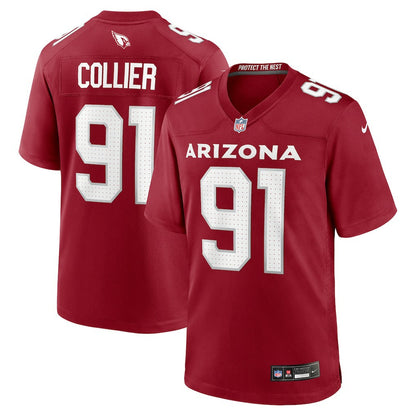 L.J. Collier Arizona Cardinals Team Game Jersey - Cardinal | NFL Jerseys