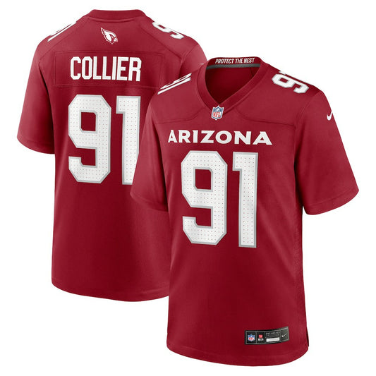 L.J. Collier Arizona Cardinals Team Game Jersey - Cardinal | NFL Jerseys