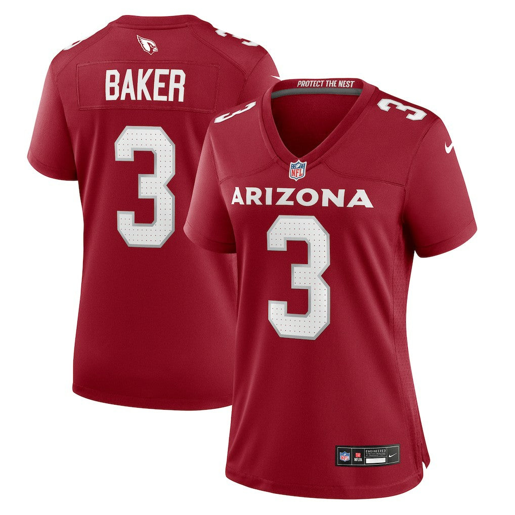 Budda Baker Arizona Cardinals Women's Team Game Jersey - Cardinal | NFL Jerseys