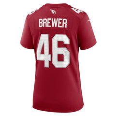 Aaron Brewer Arizona Cardinals Women's Game Jersey Cardinal - Nike