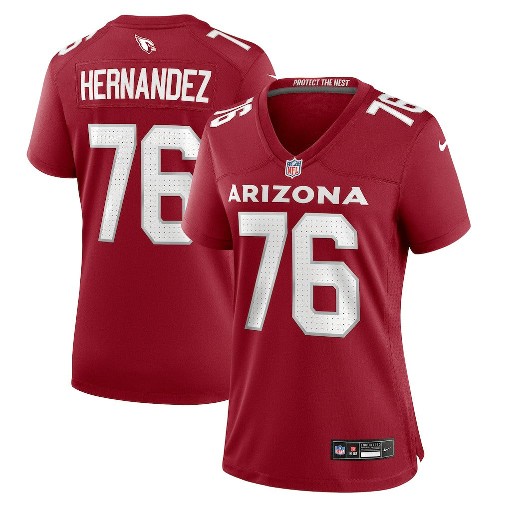 Will Hernandez Arizona Cardinals Women's Game Jersey - Cardinal | NFL Jerseys