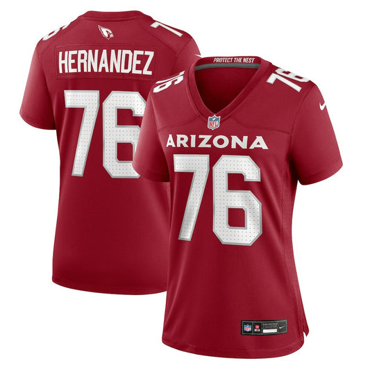 Will Hernandez Arizona Cardinals Women's Game Jersey - Cardinal | NFL Jerseys
