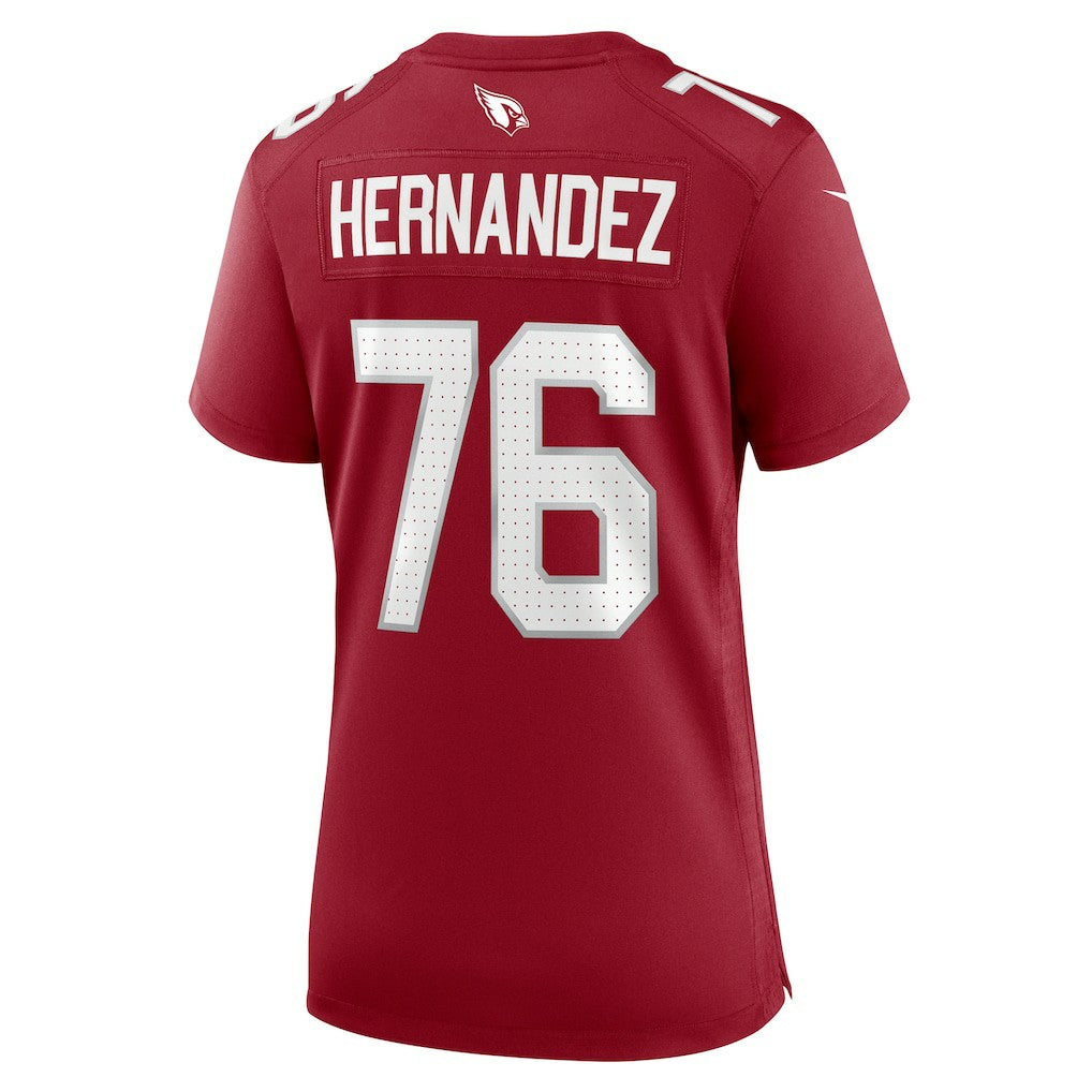 Will Hernandez Arizona Cardinals Women's Game Jersey - Cardinal | NFL Jerseys