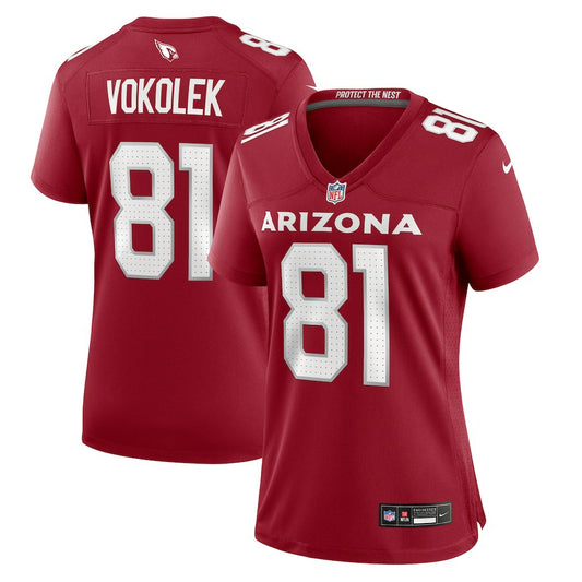 Travis Vokolek Arizona Cardinals Women's Game Jersey - Cardinal | NFL Jerseys