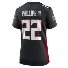 Clark Phillips III Atlanta Falcons Women's Game Jersey Black - Nike