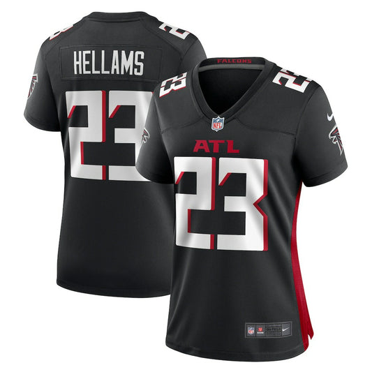 DeMarcco Hellams Atlanta Falcons Women's Game Jersey - Black | NFL Jerseys