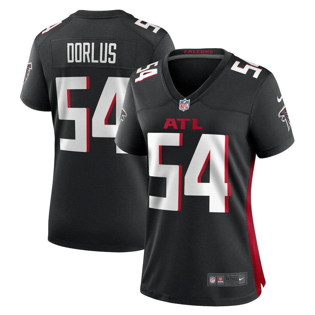 Brandon Dorlus Atlanta Falcons Women's Game Jersey - Black | NFL Jerseys