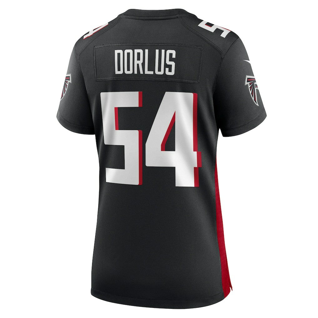 Brandon Dorlus Atlanta Falcons Women's Game Jersey - Black | NFL Jerseys