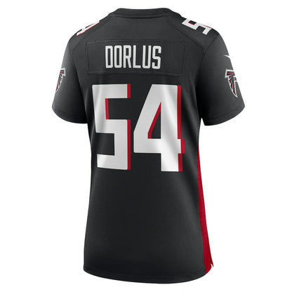Brandon Dorlus Atlanta Falcons Women's Game Jersey - Black | NFL Jerseys
