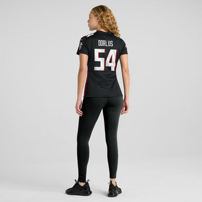 Brandon Dorlus Atlanta Falcons Women's Game Jersey - Black | NFL Jerseys