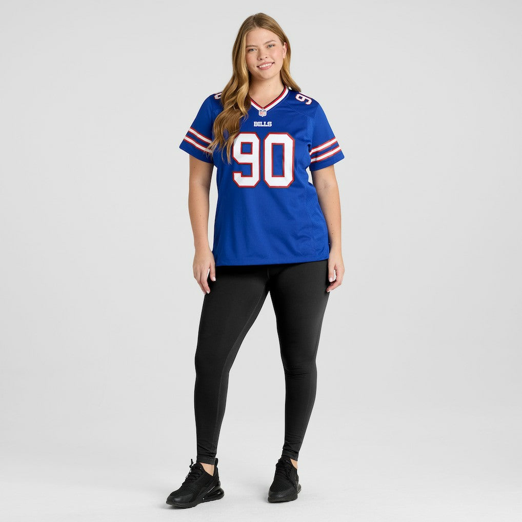 DeWayne Carter Buffalo Bills Women's Game Jersey Royal - Nike