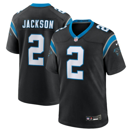 Mike Jackson Carolina Panthers Game Jersey - Black | NFL Jerseys